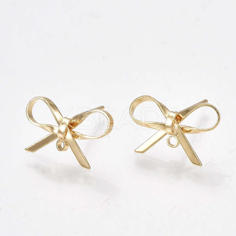 Wholesale Brass Stud Earring Findings Kbeads