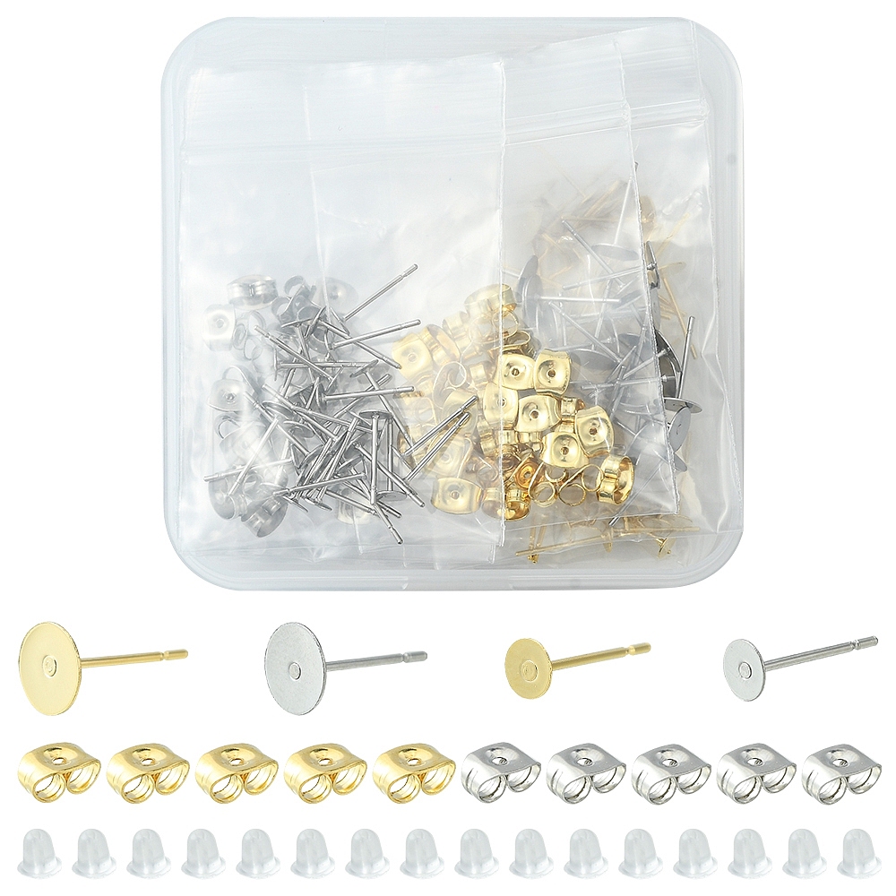 Wholesale Pcs Style Stainless Steel Stud Earring Findings