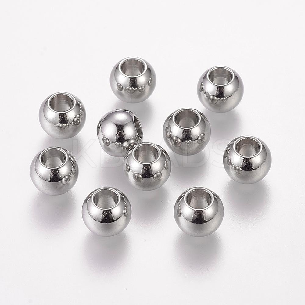 Wholesale 304 Stainless Steel European Beads KBeads