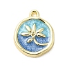 Alloy Enamel Charms PALLOY-K020-19LG-02-1