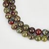 Natural Dragon Blood Jasper Bead Strands G-OC0001-18-6mm-4