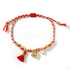 Pride Month Alloy Heart Charm Bracelets YY7958-2-6