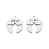 Non-Tarnish 201 Stainless Steel Pendant STAS-B027-18P-1