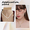 20Pcs Brass with Cubic Zirconia Pendants KK-SC0004-44-5