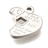 304 Stainless Steel Charms STAS-L022-034P-2