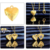 10Pcs Brass Locket Pendants KK-FP0001-01-3