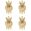 Brass Box Clasps KK-PH0004-65G-1