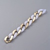 Handmade Imitation Gemstone Style Acrylic Curb Chains AJEW-JB00524-02-3