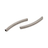 Non-Tarnish 304 Stainless Steel Tube Beads STAS-C091-02B-P-2