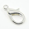 Tibetan Style Alloy Lobster Claw Clasps PALLOY-O027-S01-1