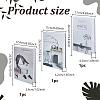 3Pcs 3 Styles Paper Model Simulation Book AJEW-UN0003-14-3