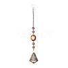 Crystal Teardrop Beaded Wall Hanging Decoration Pendant Decoration LS-HJEW-G019-01F-1