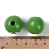 Animal Themes Printed Wood European Beads WOOD-M013-01F-3