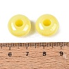 Opaque Acrylic European Beads OACR-E033-19G-3