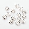 ABS Electroplated Snowflake Plastic Spacer Beads KY-I002-01B-1