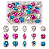 30Pcs 15 Style Sew on Rhinestone GLAA-TA0001-22-12