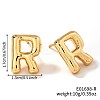 Brass Stud Earrings UV9543-18-1