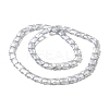Transparent Electroplate Glass Beads Strands LS-EGLA-H103-PL01-2