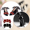 4Pcs 2 Colors Bowknot Velvet Shoe Decorations DIY-WR0004-09-5