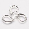 Tarnish Resistant 316 Surgical Stainless Steel Leverback Earring Findings LS-X-STAS-P113-01-1