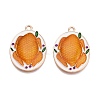 Thanksgiving Day Theme Alloy Enamel Pendants ENAM-T020-52F-01-1