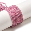 Natural Pink Tourmaline Beads Strands LS-G-N342-33A-1