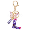 Resin Butterfly Pendant Keychains KEYC-TAC0034-03L-1