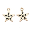 Alloy Enamel Pendants ENAM-G235-16G-01-1
