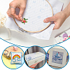 6Pcs 3 Colors 11CT Cross Stitch Fabric Sheets AJEW-PH0006-56-5