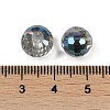 Transparent Electroplate Glass Beads EGLA-N002-31-G01-3