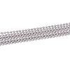 316 Surgical Stainless Steel Ball Beaded Chains CHS-PH0001-04-3