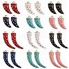 24Pcs 12 Style Rack Plating Alloy Enamel Pendants ENAM-SZ0002-47-1