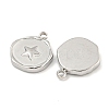 Non-Tarnish 304 Stainless Steel Pendants STAS-A099-07P-2