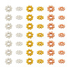 Craftdady 300Pcs 3 Colors Alloy Daisy Spacer Beads PALLOY-CD0001-11-3
