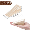 20Pcs Triangle Wooden Wedges for Chair Caning Supplies AJEW-NB0007-85-2
