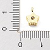 Rack Plating Brass Micro Pave Cubic Zirconia Pendants KK-P247-12G-3