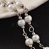 Handmade Glass Beaded Chains for Necklaces Bracelets Making AJEW-JB00166-01-1
