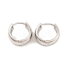 Brass Hoop Earrings for Women EJEW-U015-23P-03-1