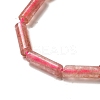 Natural Strawberry Quartz  Beads Strands G-D464-43-3