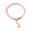 Nylon Milan Cord Necklace Making MAK-M028-01G-29-2