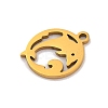 201 Stainless Steel Charms STAS-U016-06G-01-2
