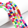 Handmade Polymer Clay Beads Strands CLAY-N008-061-10-6