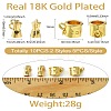 10Pcs 2 Style Brass Pendants KK-CJ0002-14-8