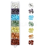 84~91G 7 Styles Chakra Natural & Synthetic Gemstone Chip Beads Strands G-YW0001-30-1