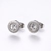 304 Stainless Steel Stud Earrings EJEW-H362-10P-A-1