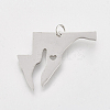 Tarnish Resistant 201 Stainless Steel Pendants STAS-T038-57-2