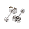 304 Stainless Steel Stud Earring Findings LS-STAS-V003-09P-02-2