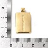 304 Stainless Steel Pendants STAS-L022-306G-04-3