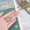 20Pcs 2 Style 201 Stainless Steel Links Connectors STAS-UN0027-20-2