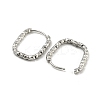 Non-Tarnish 304 Stainless Steel Hoop Earring STAS-A091-17A-P-2